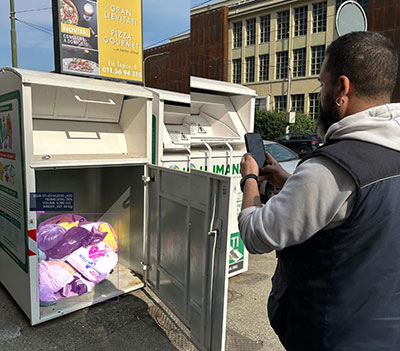 Collection of images and data through the NANDO.App